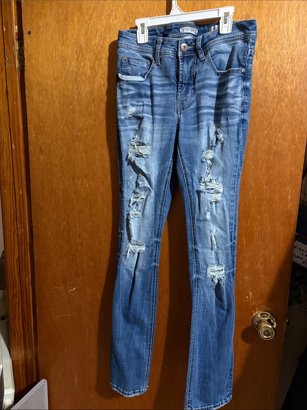 Skinny Distressed Blue Men’s Jeans - from Buckle